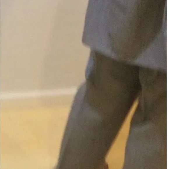 SHAMASK  Suit, open front jacket size 2, pants size 3, 100% linen. USA 18-20 - Picture 3 of 8